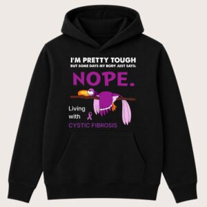 I’M PRETTY TOUGH HOODIE (Plain Back)