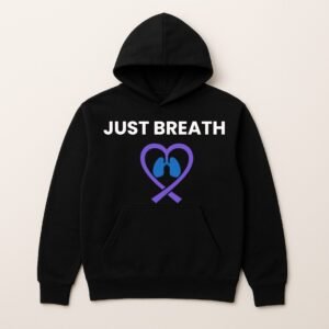 JUST BREATH HOODIE (Plain Back)